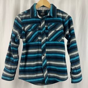 Tony Hawk 10/12 Medium Fleece Thick Shacket Button Down Outdoor Chore Winter